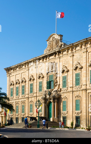 L'Auberge de Castille à La Valette, Malte Banque D'Images