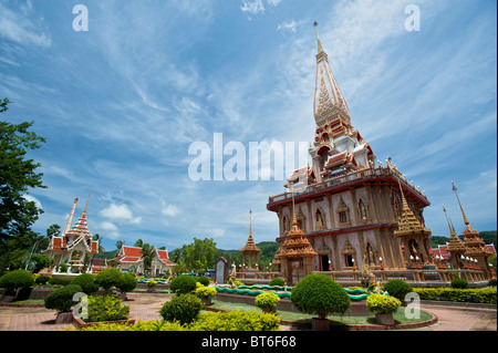 Wat Chalong Phuket en Thaïlande Banque D'Images