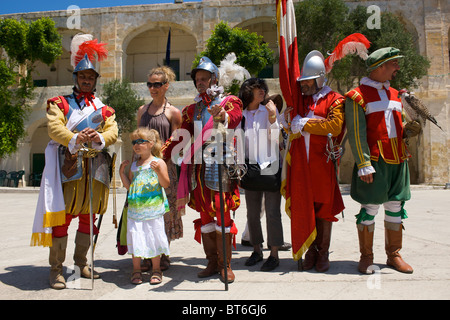 Dans la région de Guardia Parade, Fort St Elme, La Valette, Malte Banque D'Images