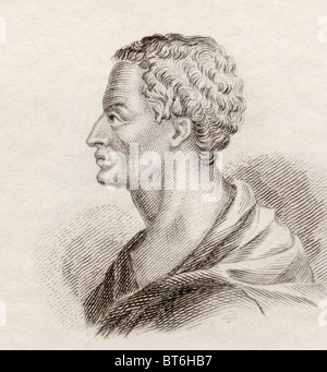 Marcus Tullius Cicero, 106 avant J.-C. à 43 AV. Philosophe, homme d'État romain, avocat, théoricien politique, et Romain constitutionnaliste. Banque D'Images