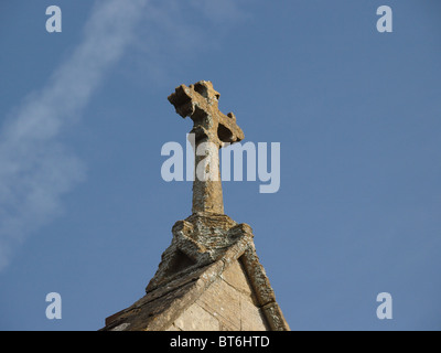 La traverse de pavillon Soutb All Hallows Cerney Banque D'Images