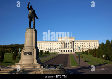 Seigneur carson statue au parlement de l'Irlande du Nord Belfast Irlande du Nord Royaume-Uni stormont Banque D'Images