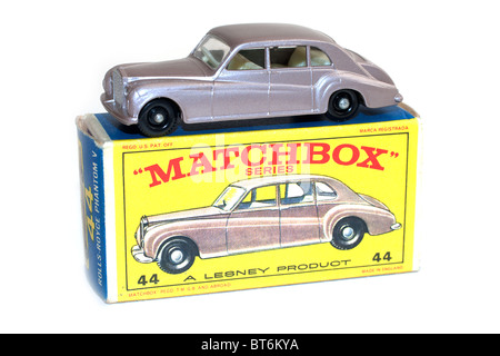 1-75 matchbox voiture moulé, menthe à la case Banque D'Images