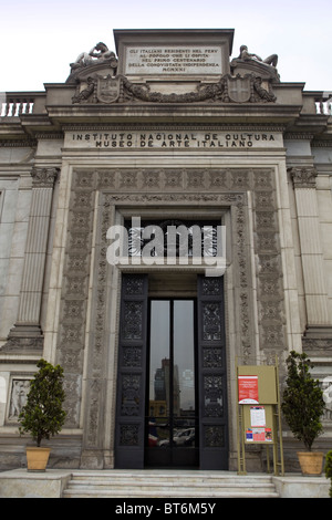 Musée d'Art Italien Lima Pérou Banque D'Images