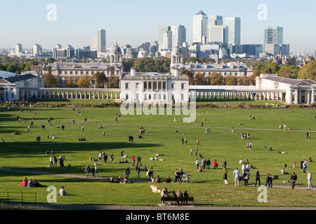 Le Parc de Greenwich - Londres Banque D'Images