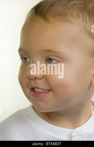 Close up portrait enfant Banque D'Images