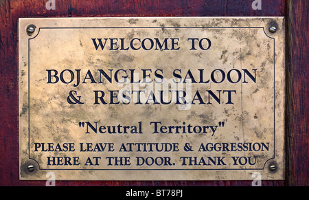 Bo's (Bojangles Bar Saloon) Alice Springs Australie Banque D'Images