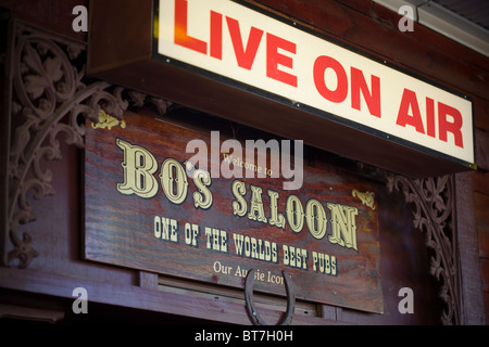 Bo's (Bojangles Bar Saloon) Alice Springs Australie Banque D'Images