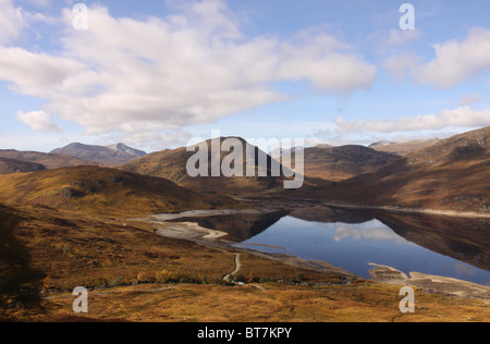 Loch Treig highlands écossais Ecosse Octobre 2010 Banque D'Images