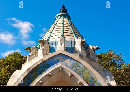 Zoo de Budapest & Botanical Garden (Fővárosi Állat- és Növénykert) entrée art nouveau. Hongrie Banque D'Images