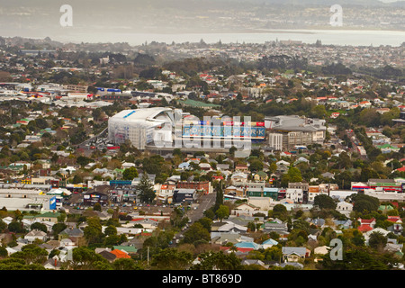 Vue aérienne de l'Eden Park Stadium, Auckland, Nouvelle-Zélande Banque D'Images