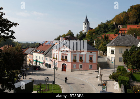 Buergerhaus building, l'ancien hôtel de ville , convertis en un centre communautaire de Donaustauf, Allemagne, Banque D'Images