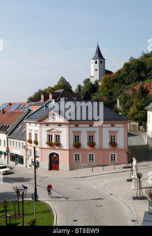 Buergerhaus building, l'ancien hôtel de ville , convertis en un centre communautaire de Donaustauf, Allemagne, Banque D'Images