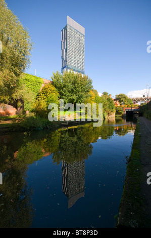 La tour de Beetdam, également connue sous le nom de tour Hilton.Castlefield, Manchester, Angleterre, Royaume-Uni Banque D'Images