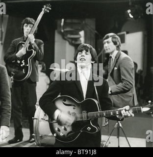 ROLLING STONES sur prêts, rendez-vous,en 1963. De gauche à droite : Bill Wyman, Keith Richards et Charlie Watts. Photo Tony Gale Banque D'Images