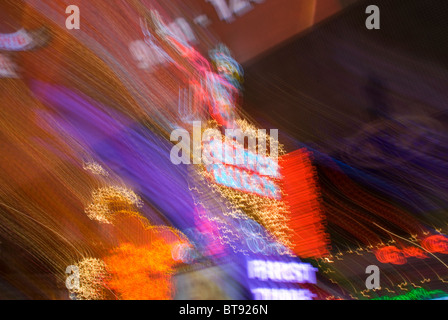 Signe de cow-girl Neon, Fremont Street, Las Vegas Banque D'Images