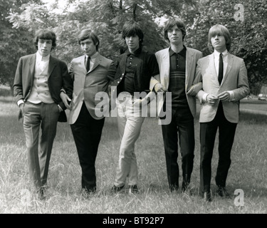 ROLLING STONES à Hyde Park en 1964. À partir de l : Bill, Charlie, Keith, Mick et Brian. Photo Tony Gale Banque D'Images
