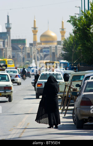 E Astan Qods Razavi tombeau et sanctuaire de l'Imam Reza Machhad Iran chiite Banque D'Images