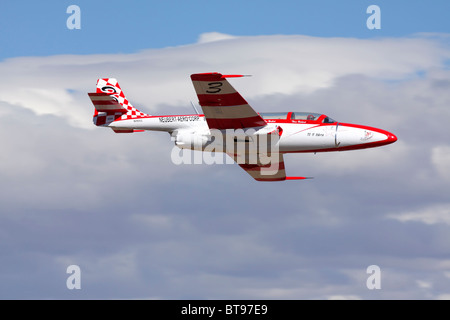 Polish conçu et construit TS-11 Iskra lors d'une course à l'édition 2010 du Championnat National Air Races à place Champ dans le Nevada. Banque D'Images