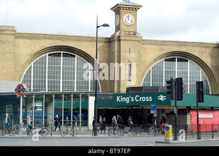 La gare de King's Cross, Londres, UK Banque D'Images