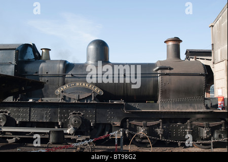 Comte de Berkeley Bluebell Railway Locomotive à vapeur,, Sussex, Angleterre Banque D'Images