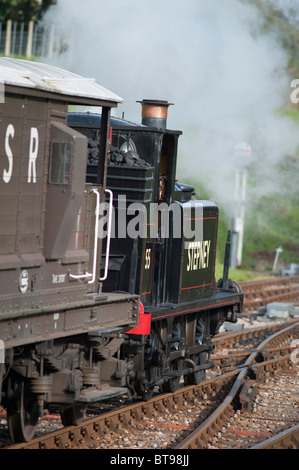 Classe A1X, 55 locomotives, Stepney, Bluebell Railway, Sussex, Angleterre Banque D'Images