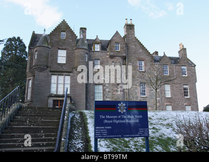 Extérieur de la Musée de la Black Watch Perth Ecosse Février 2009 Banque D'Images