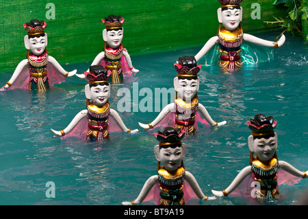 Spectacle de marionnettes sur l'eau à Saigon, Vietnam Banque D'Images