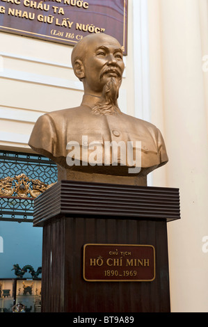 Buste de Ho Chi Minh, Vietnam Banque D'Images