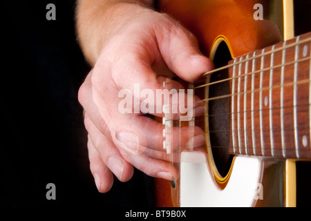 joueur de guitare Banque D'Images