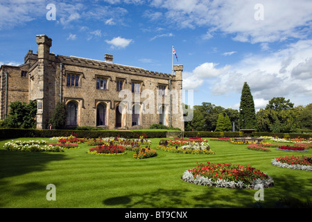 Jardins ornementaux à Towneley Hall, Burnley Banque D'Images