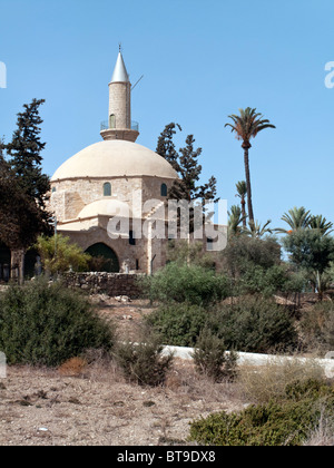 Hala Sultan Tekke (Umm Haram) Mosquée, Larnaca, Chypre Banque D'Images