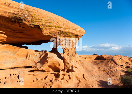 Piano, rock formation, Vallée de Feu Park, Nevada, USA Banque D'Images