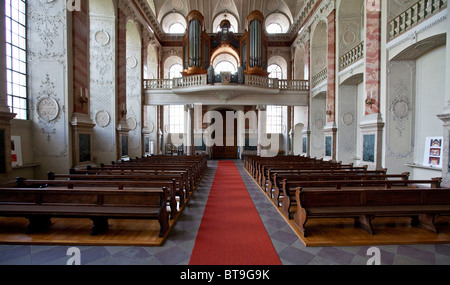 L'Église Schlosskirche, Palace, ancienne chapelle de la cour du château de Mannheim, à l'origine la résidence principale du Prince-électeur de Banque D'Images