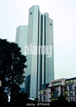 Deutsche Bank Towers, Francfort Banque D'Images