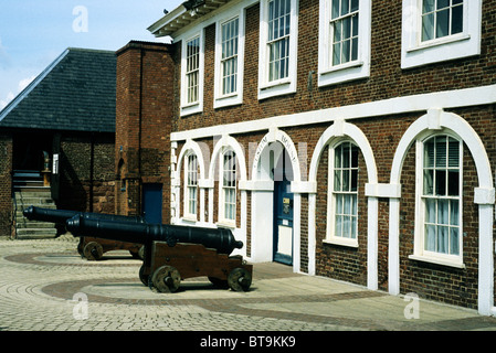 La Maison de la douane, Exeter, Devon, Angleterre Royaume-uni Anglais 17e siècle maisons personnalisées Banque D'Images