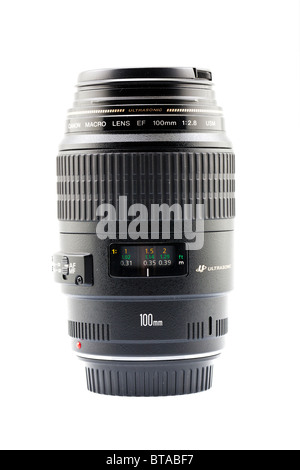 Canon 100mm macro lens Banque D'Images