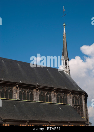 Église de Sainte-Catherine à Honfleur, Normandie, a été construit par les charpentiers de marine et est la plus grande église en bois en France Banque D'Images