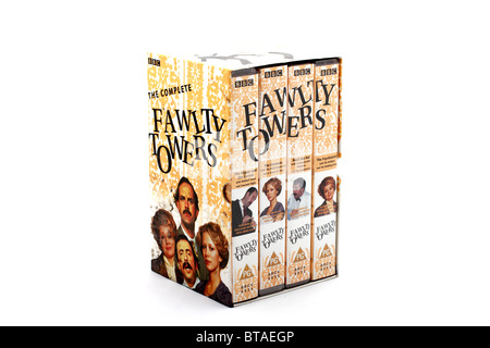 Fawlty Towers, coffret cassettes vidéo Banque D'Images