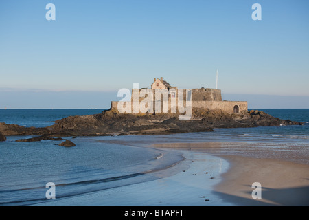 Fort National de Saint Malo (France). Plan horizontal Banque D'Images