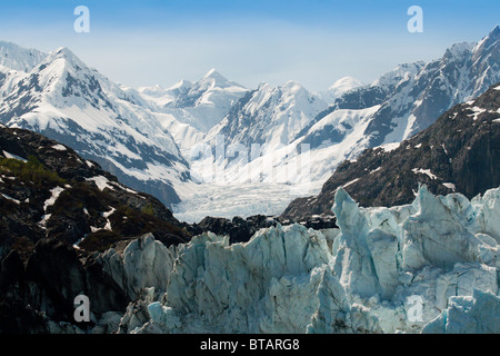 Marjorie Glacier en Alaska, USA Banque D'Images