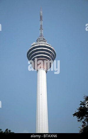 Tour de télécommunication radio Menara KL Kuala Lumpur Malaisie communication observatoire falak islamique de mât Banque D'Images