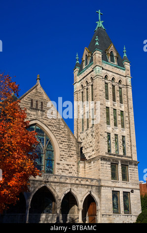 Église méthodiste centrale, Asheville, Caroline du Nord. Banque D'Images