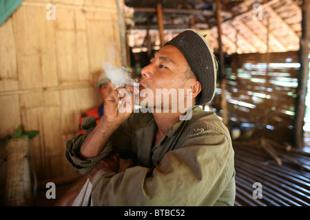 Union nationale karen (KNU) rebelles en Birmanie Banque D'Images