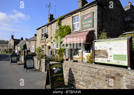 Muker Village Store et des magasins dans la région de Swaledale - Yorkshire Dales National Park Banque D'Images