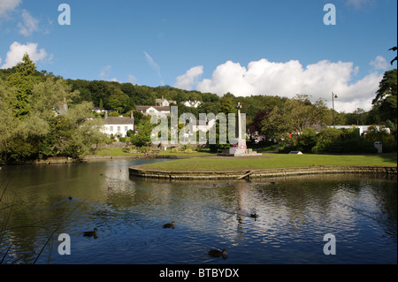 Jardins ornementaux à Grange-over-Sands, Cumbria, Angleterre, LA11 6AB. Banque D'Images