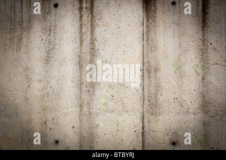 Mur en béton rugueux, gunge style avec les taches et l'usure Banque D'Images