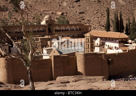 Le monastère orthodoxe Saint Catherine's près de Saint Katherine ou El village Miga, Sinaï, Égypte, Afrique, Banque D'Images