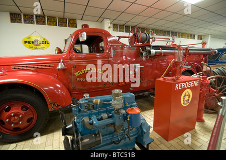 Don Garlits Museum of Classic Automobiles Ocala en Floride vintage camion rouge Banque D'Images