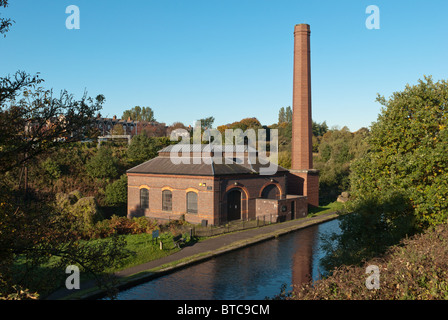 Nouvelle station de pompage de Smethwick sur le Canal de Birmingham à Wolverhampton Banque D'Images